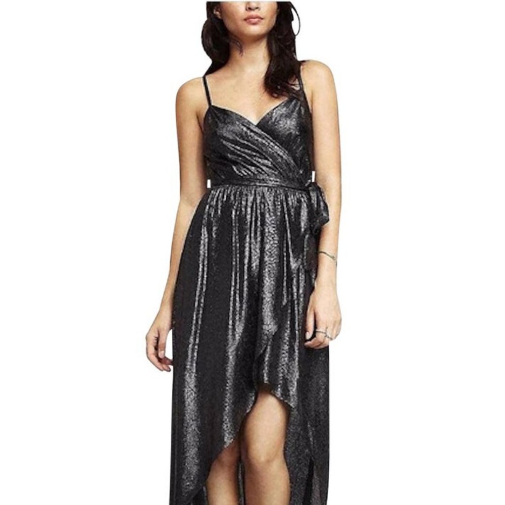 Express - Black High Low Sparkle Dress